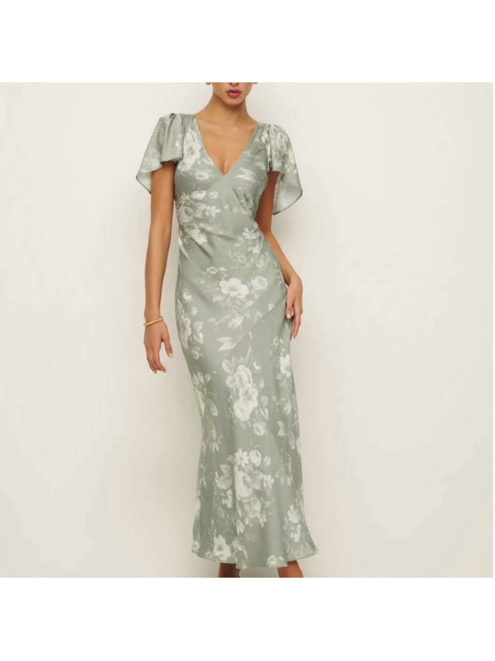 Reformation Vida Satin Dress